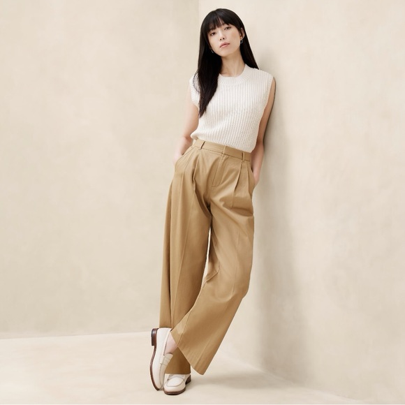 NWT Banana Republic Pleated Trousers - Picture 1 of 3